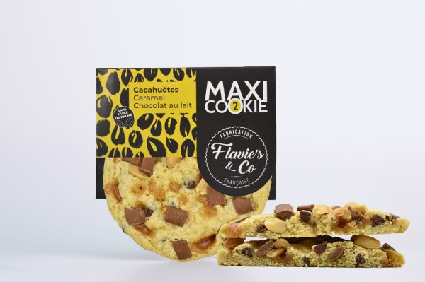 Flavie's&Co Maxi Cookie Caramel mit Vollmilchschokolade 75g